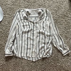 Candies XL striped blouse